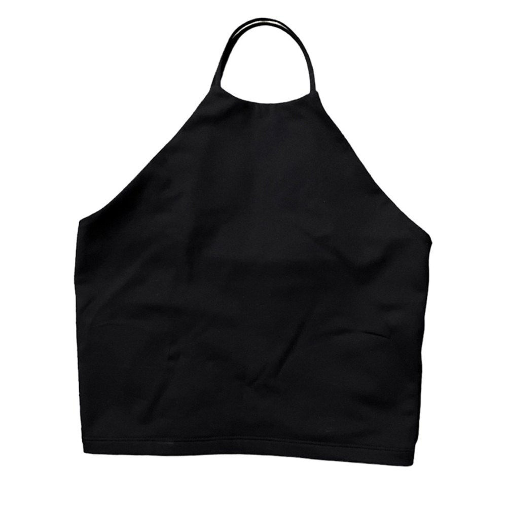 Abercrombie Soft A&F Collection Black Halter Top XS
